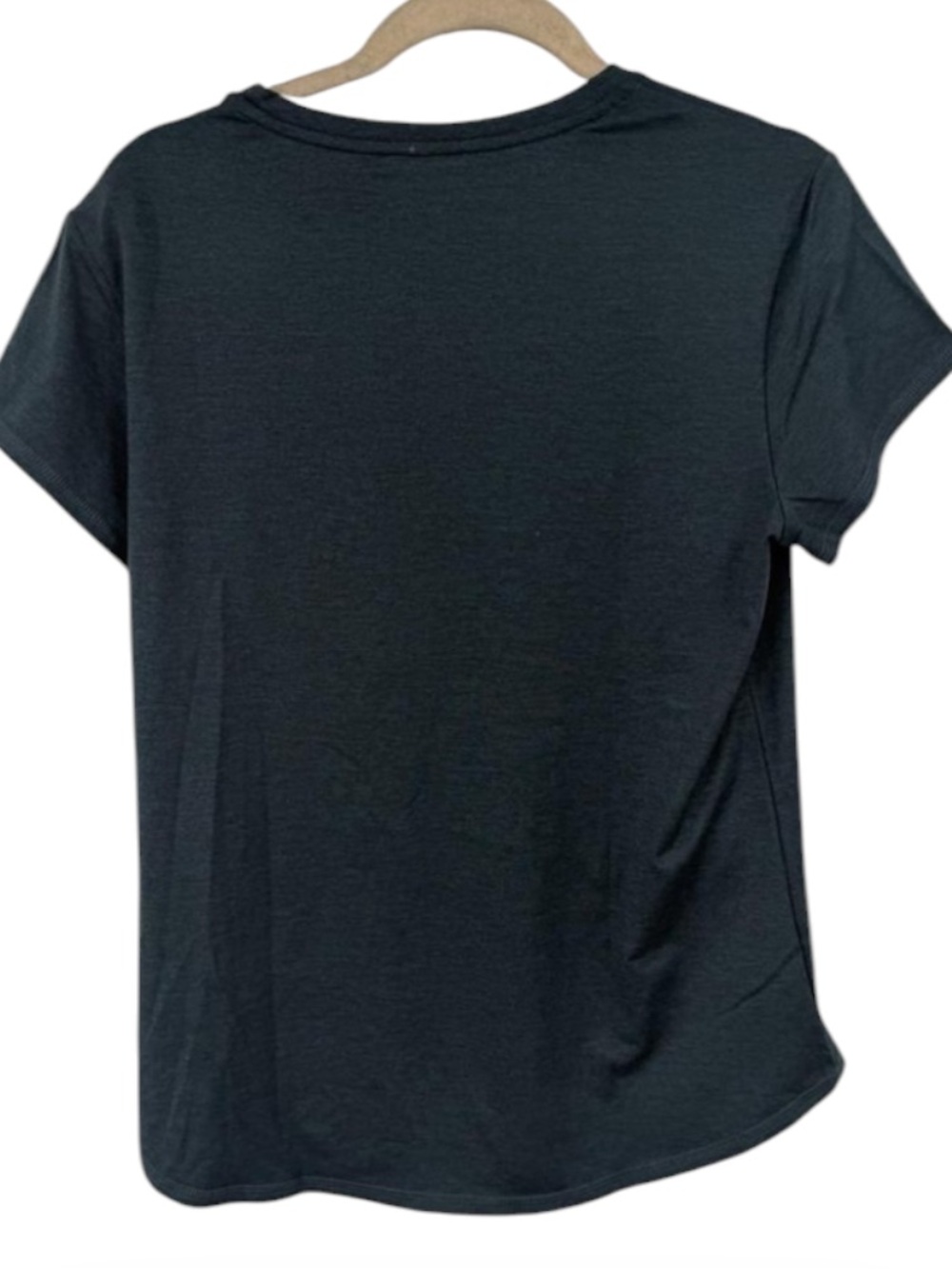 Quince Flowknit Breeze Tee Heather Green Short Sleeve Crewneck Top Medium - Picture 3 of 12